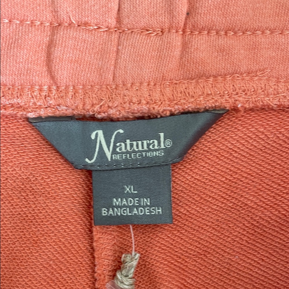 Natural Reflections Women's Coral Casual Soft Knit Shorts size XL New with Tags - Picture 2 of 5